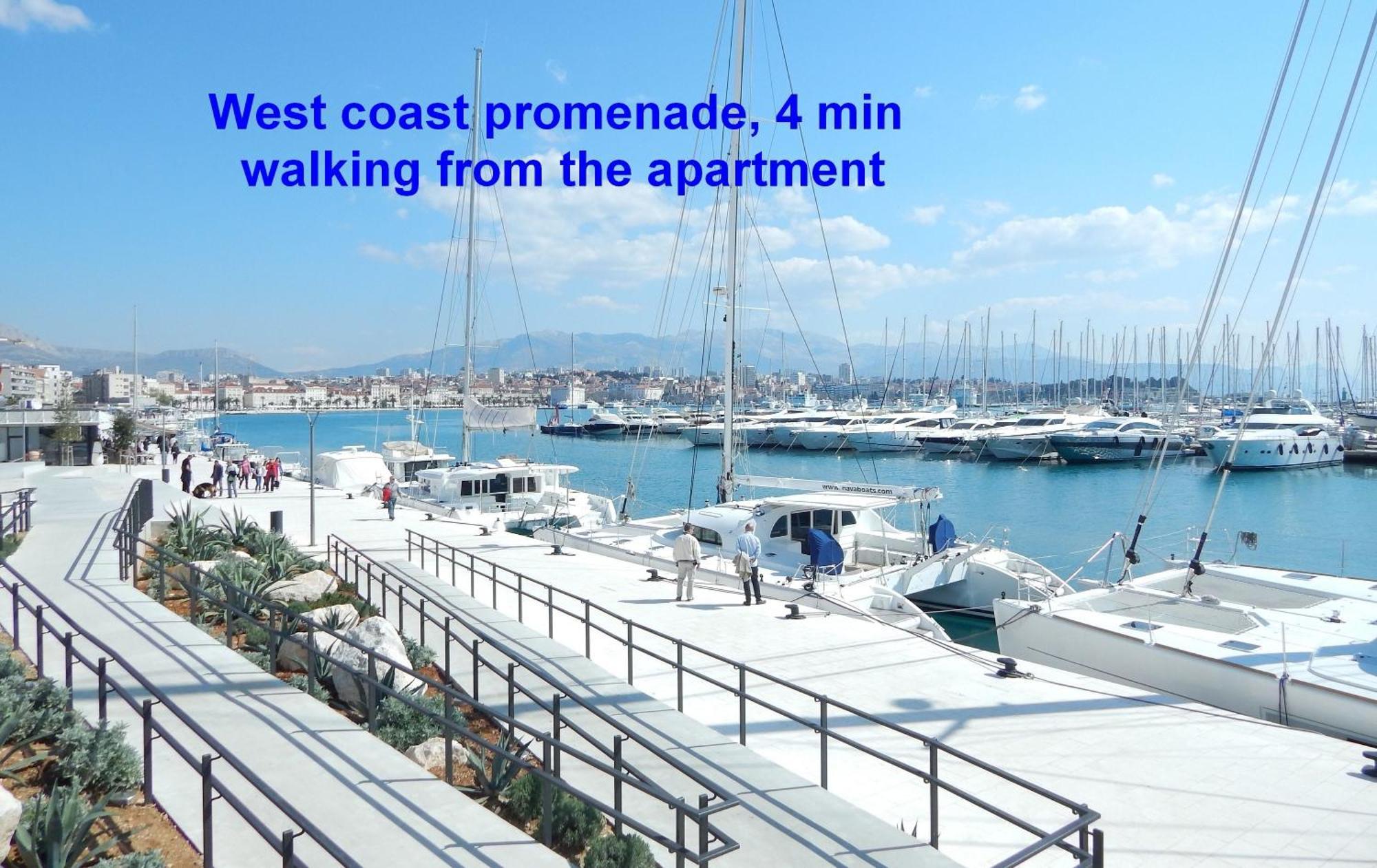 Beachfront Apartment Milan, With Balcony Split Eksteriør bilde