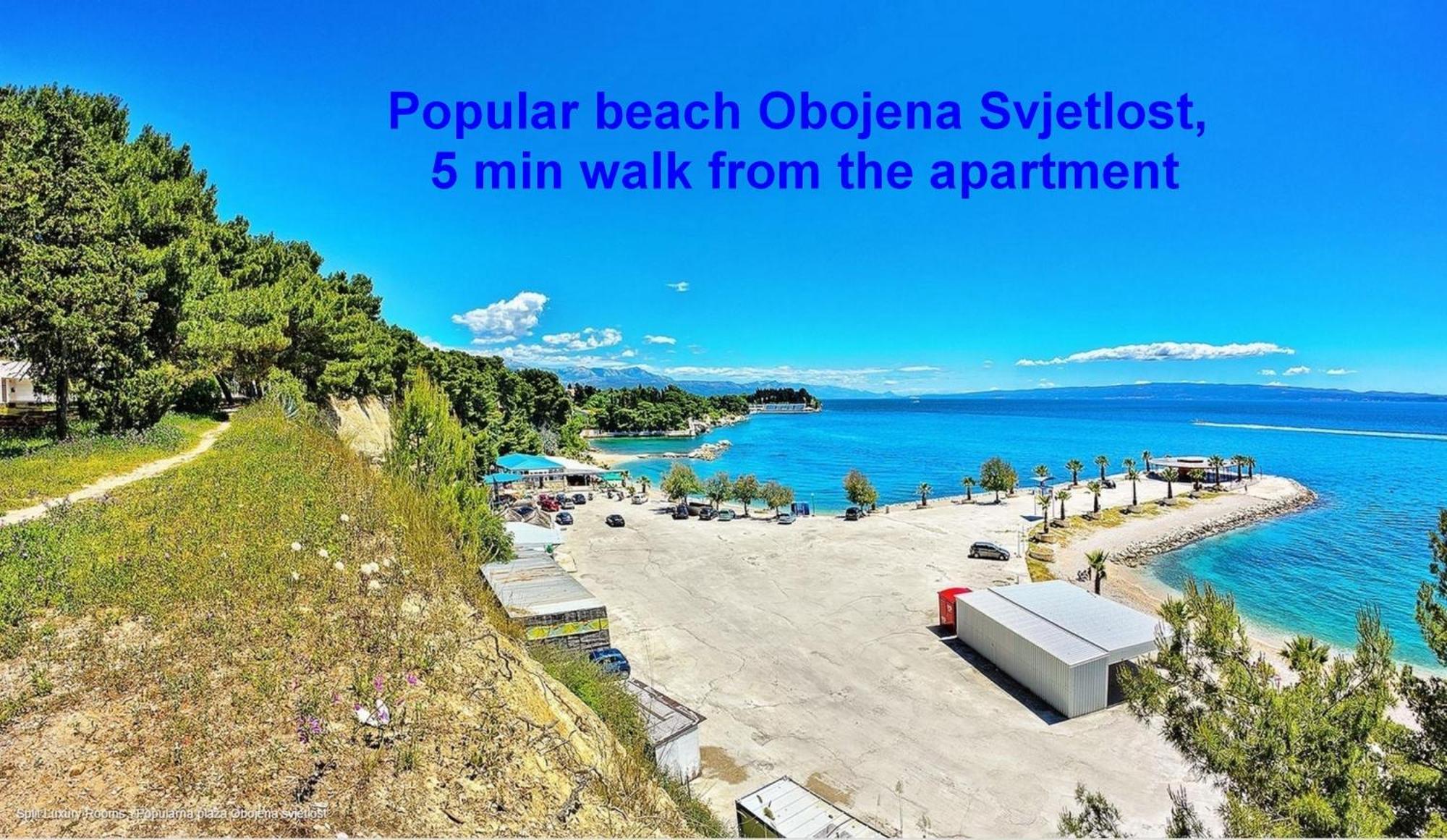 Beachfront Apartment Milan, With Balcony Split Eksteriør bilde